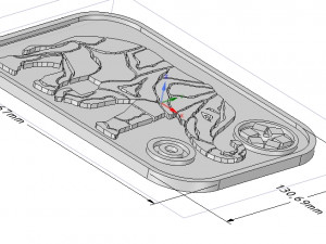 tray stand for plates and hot items elefant 212 3d-print and cnc 3D Принт Модель