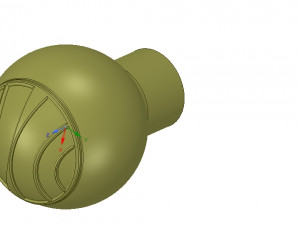 simple-made furniture handle knob v05 3d-print and cnc Modelo de Impressão 3D