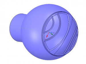 simple-made furniture handle knob v05 3d-print and cnc Modelo de Impressão 3D