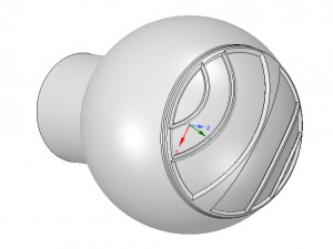 simple-made furniture handle knob v05 3d-print and cnc Modelo de Impressão 3D