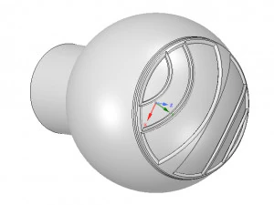 simple-made furniture handle knob v05 3d-print and cnc 3D Print Model