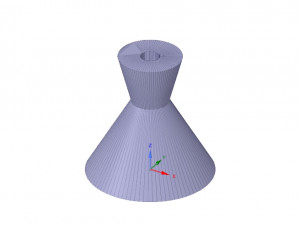 small vibro leg foot for pc vr02 for 3d-print cnc Modello di stampa 3D