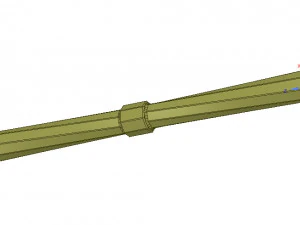 custom-made baluster pillar stairs handle techno v07 3d-print cnc 3D Print Model