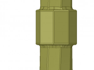 custom-made baluster pillar stairs handle techno v07 3d-print cnc Modello di stampa 3D