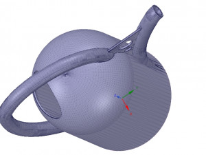 handle watering can for flowers v01 3d-print and cnc Model do druku 3D