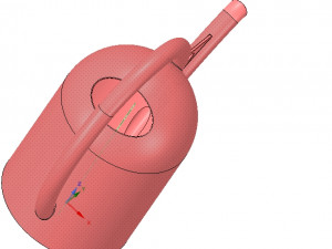 handle watering can for flowers v01 3d-print and cnc Model do druku 3D