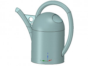 handle watering can for flowers v01 3d-print and cnc Model do druku 3D