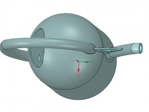handle watering can for flowers v01 3d-print and cnc Model do druku 3D