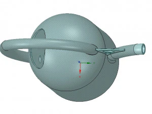 handle watering can for flowers v01 3d-print and cnc 3D Print Model
