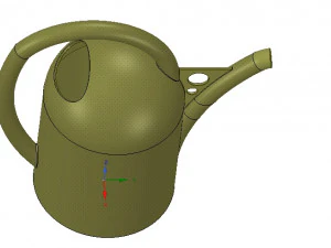 handle watering can for flowers v01 3d-print and cnc 3D Print Model