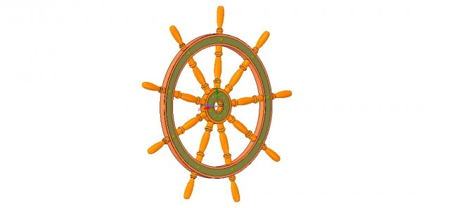 ships steering wheel v03 for 3d-print and cnc 3D प्रिंट मॉडल .c4d .max .obj .3ds .fbx .stl .blend 