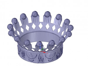 emperor crown of 3d printer for 3d-print and cnc 3D-printmodel