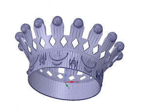 emperor crown of 3d printer for 3d-print and cnc 3D-printmodel