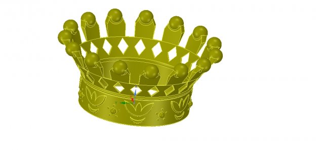 emperor crown of 3d printer for 3d-print and cnc 3D-printmodel .c4d .max .obj .3ds .fbx .stl .blend 