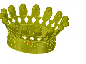 emperor crown of 3d printer for 3d-print and cnc 3D Print Model