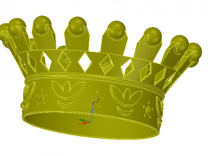 emperor crown of 3d printer for 3d-print and cnc 3D-printmodel