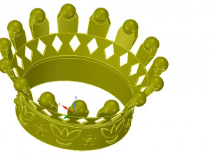 emperor crown of 3d printer for 3d-print and cnc 3D-printmodel