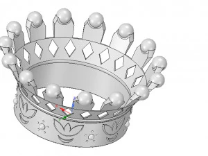 emperor crown of 3d printer for 3d-print and cnc 3D Print Model
