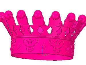 emperor crown of 3d printer for 3d-print and cnc 3D Print Model