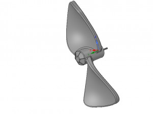 turbine propeller screw 3d-print and cn Model Cetak 3D