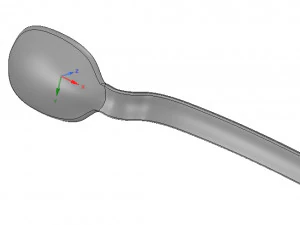 kitchen laboratory spoon for real 3d printing 3D Print Model