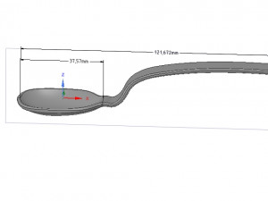 kitchen laboratory spoon for real 3d printing 3D 打印模型