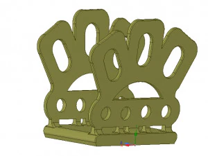 kitchen table napkin holder for real 3d printing 3D Print Model