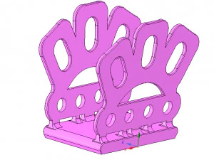 kitchen table napkin holder for real 3d printing 3D Print Model
