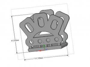 kitchen table napkin holder for real 3d printing 3D Print Model