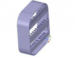 key wall holder housekeeper for real 3d printing Modello di stampa 3D