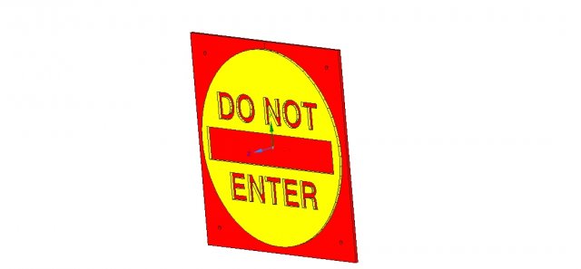 do not enter sign stop parents for real 3d printing 3D Принт Модель .c4d .max .obj .3ds .fbx .stl .blend 