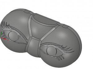 glasses case for 3d-print and cnc 3D-Druckmodell