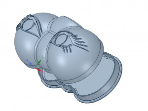 glasses case for 3d-print and cnc 3D-Druckmodell