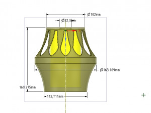 lights lampshade for real 3d printing Modelo de Impressão 3D