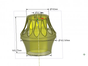 lights lampshade for real 3d printing Modelo de Impressão 3D