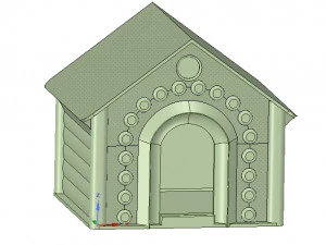 doghouse cathouse housekeeper for real 3d printing 3D Print Model