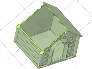 doghouse cathouse housekeeper for real 3d printing 3Dプリントモデル