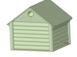 doghouse cathouse housekeeper for real 3d printing 3D Print Model