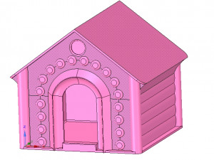 doghouse cathouse housekeeper for real 3d printing 3Dプリントモデル