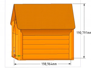 doghouse cathouse housekeeper for real 3d printing 3D Print Model