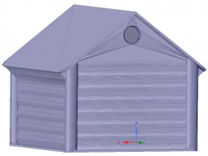 doghouse cathouse housekeeper for real 3d printing 3D Print Model