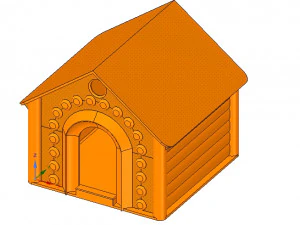doghouse cathouse housekeeper for real 3d printing 3D Print Model