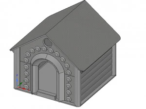 doghouse cathouse housekeeper for real 3d printing 3D Print Model
