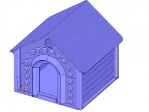 doghouse cathouse housekeeper for real 3d printing 3D Print Model