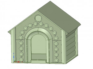doghouse cathouse housekeeper for real 3d printing 3Dプリントモデル