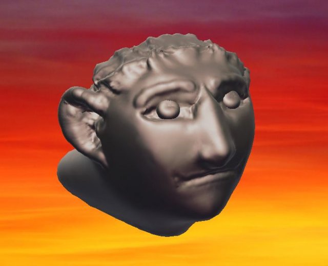 custom-made furniture handle knob shaman v04 3d-print cnc made 3Dプリントモデル .c4d .max .obj .3ds .fbx .stl .blend 