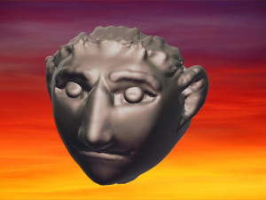 custom-made furniture handle knob shaman v04 3d-print cnc made 3Dプリントモデル
