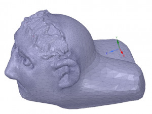 custom-made furniture handle knob shaman v04 3d-print cnc made 3Dプリントモデル