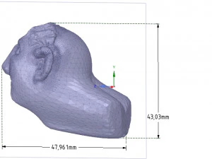 custom-made furniture handle knob shaman v04 3d-print cnc made 3D Print Model