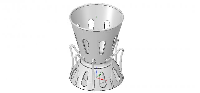umbrella floor holder for real 3d printing and cnc 3D-Druckmodell .c4d .max .obj .3ds .fbx .stl .blend 